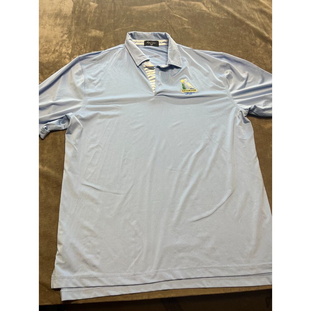 Byron Nelson Lagoon park Blue polo shirt Size‎ Large